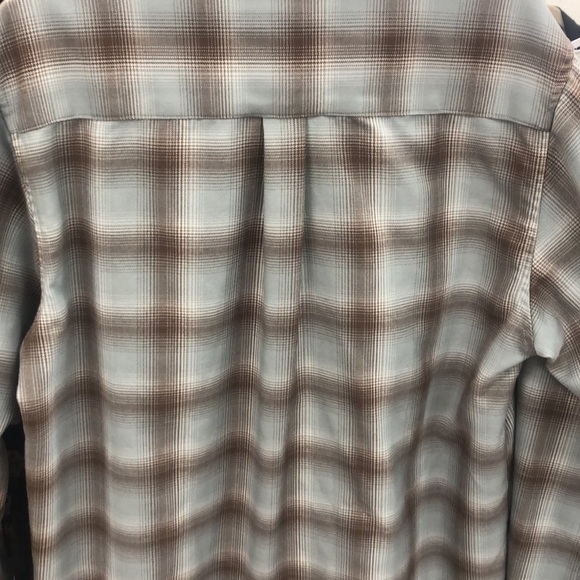 DIXXON “Dawn Patrol” long sleeve button down flannel shirt with snaps. Mens L - Picture 4 of 4